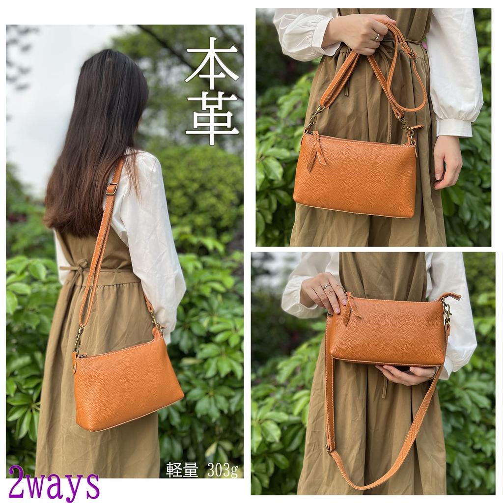 Creator-ya Honpo Damen Umhängetasche, Echte Ledertasche, Niedlich, Leicht, Klein, Stilvolle Rindsleder Umhängetasche, Erhältlich in 5