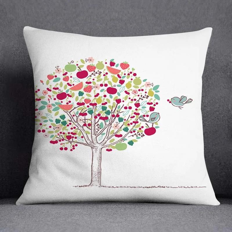 Juste De Coussin Carrée À Motif Papillon, Taie D'oreiller, Série Rose, Décoration De Bureau À Domicile