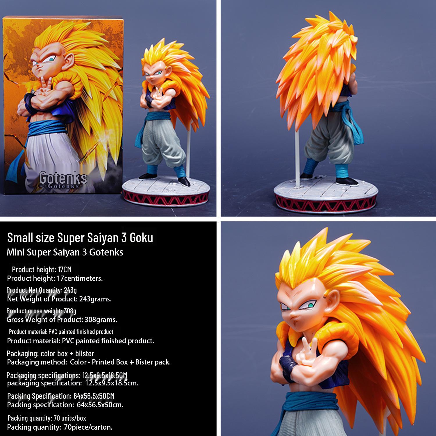 Dragon Ball Super SSJ3 Gotenks Super Saiyan Figure Ornament