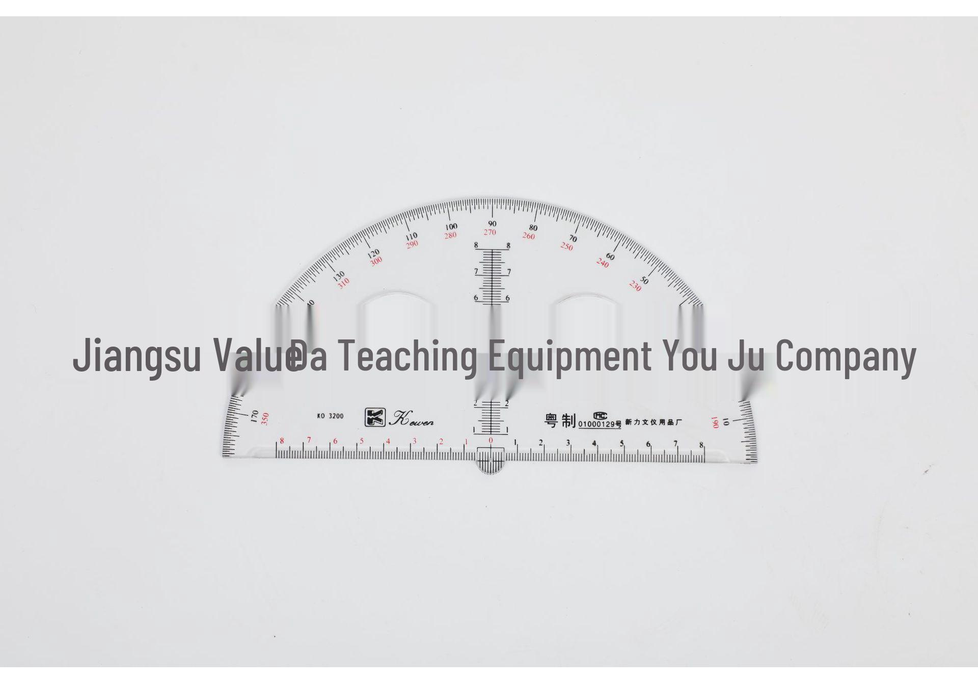 Large Magnetic Triangle Ruler & Protractor with Handle for Teaching