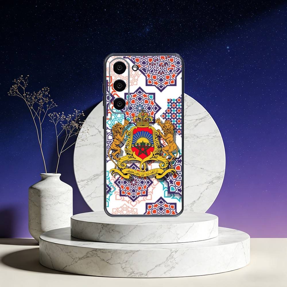 

COOL Morocco ART logo Phone Case For Samsung Galaxy A73,A72,A71,A70,A53,A52,A51,Others Soft Black Cover Samsung a11