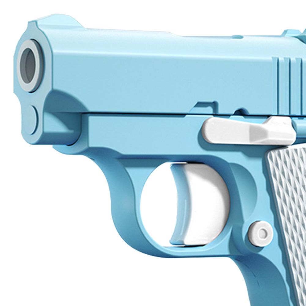 Rubber Band Launcher BPA Free Stress Relief Toys Collective Toys Best Gifts Compact Size Non-Firing Bullets Toy for Boys Girls