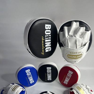 Cible Manuelle de Boxe PU Épaissie Muay Thai MMA Sanda Cible d'Entraînement à l'Air Mitaine Coussins de Frappe Focus Accessoire d'Entraînement de Boxe