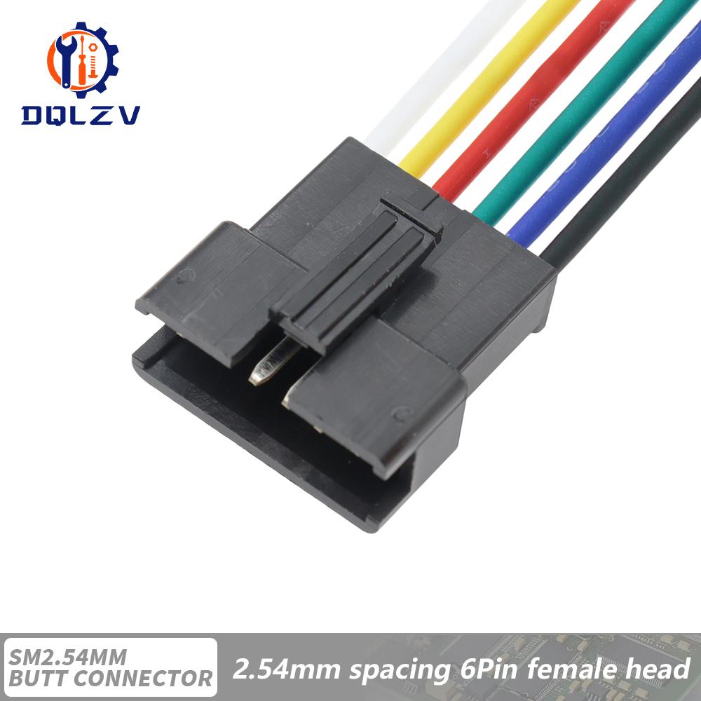 2.54mm SM 2 3 4 5 6Pin Connector Plug Male / Female Head Wires Cables DC Wire Connector Micro Male Female Plug Connectors