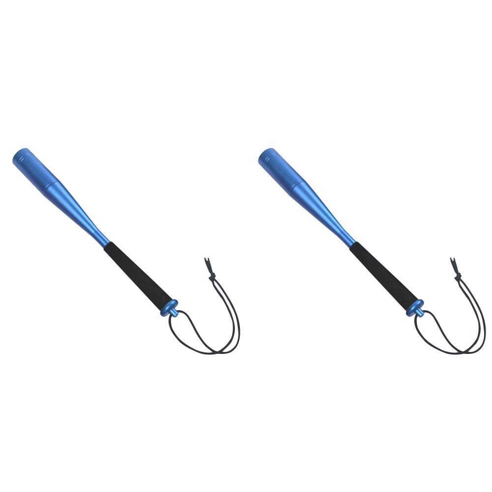 2/1PC Fish Hammer with EVA Handle Fishing Bat 24.7cm Fly Fishing Priest Fish Whacker Fish Bat Aluminum Alloy Fishing Accessories