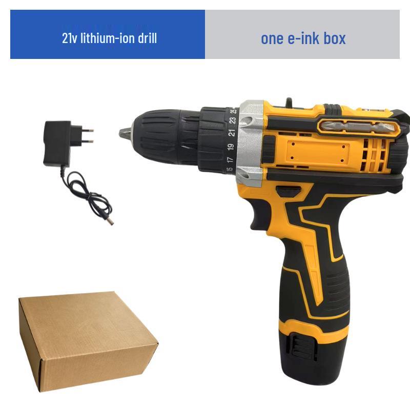 12V Lithium Battery Multifunctional Electric Screwdriver & Rechargeable Handheld Drill Set