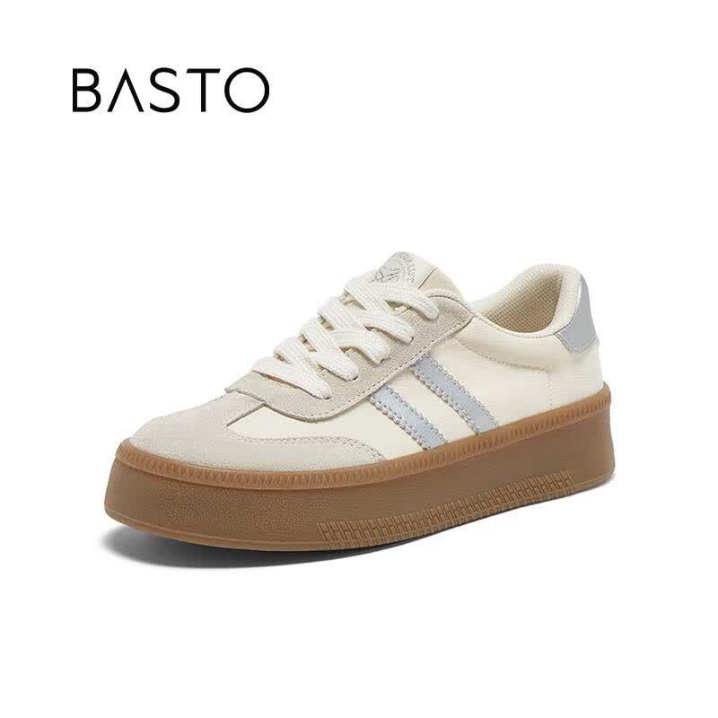 BASTO Women s Retro Platform German Trainer Shoes V2506AM5 38