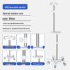 Premium Adjustable Four-Hook Infusion Stand with Wheels for Salons and Clinics