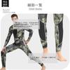 MORGEN SKY Men's 3mm One-Piece Wetsuit for Spearfishing and Diving, Camo Print, Jersey Outer and Jersey Inner, MY002 (One-Piece, Small)