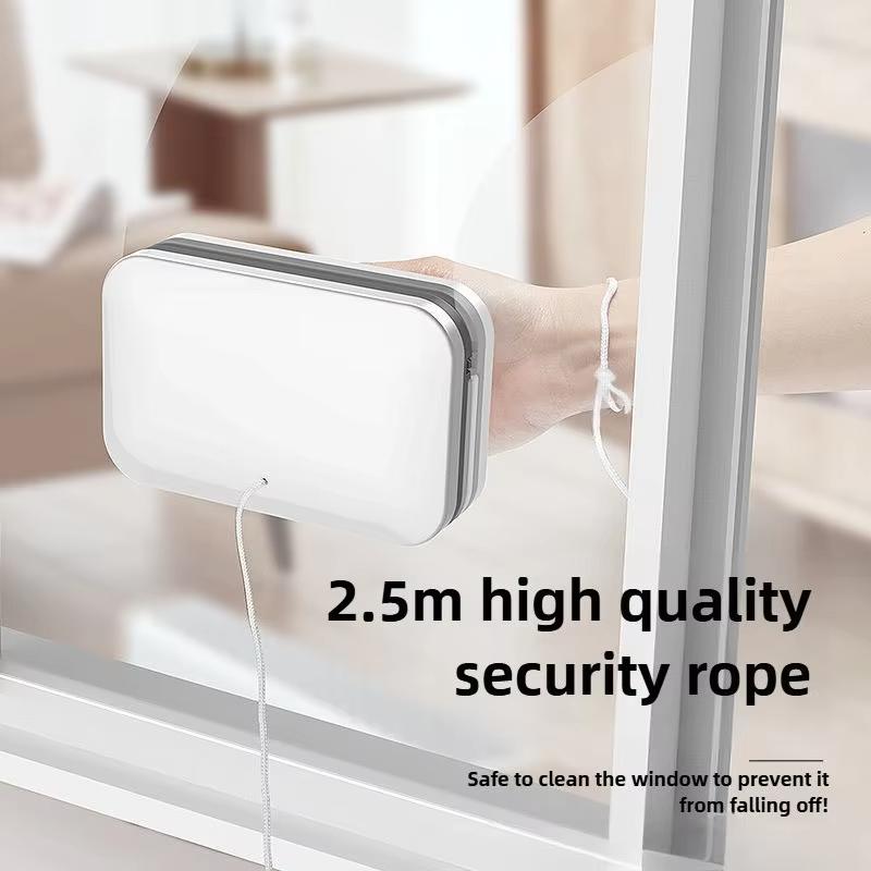 Practical Double-Sided Magnetic Glass Cleaning Brush for Household Window Cleaning