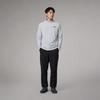 The North Face Eiger Logo Zip Long Sleeve T-Shirt Unisex Tops NT7LS00B