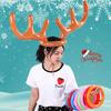 Inflatable Toys Stock Elk Horn Throwing Hoop Inflatable Headgear Party Atmosphere Christmas Hat Children's Toys Ferrule Throw
