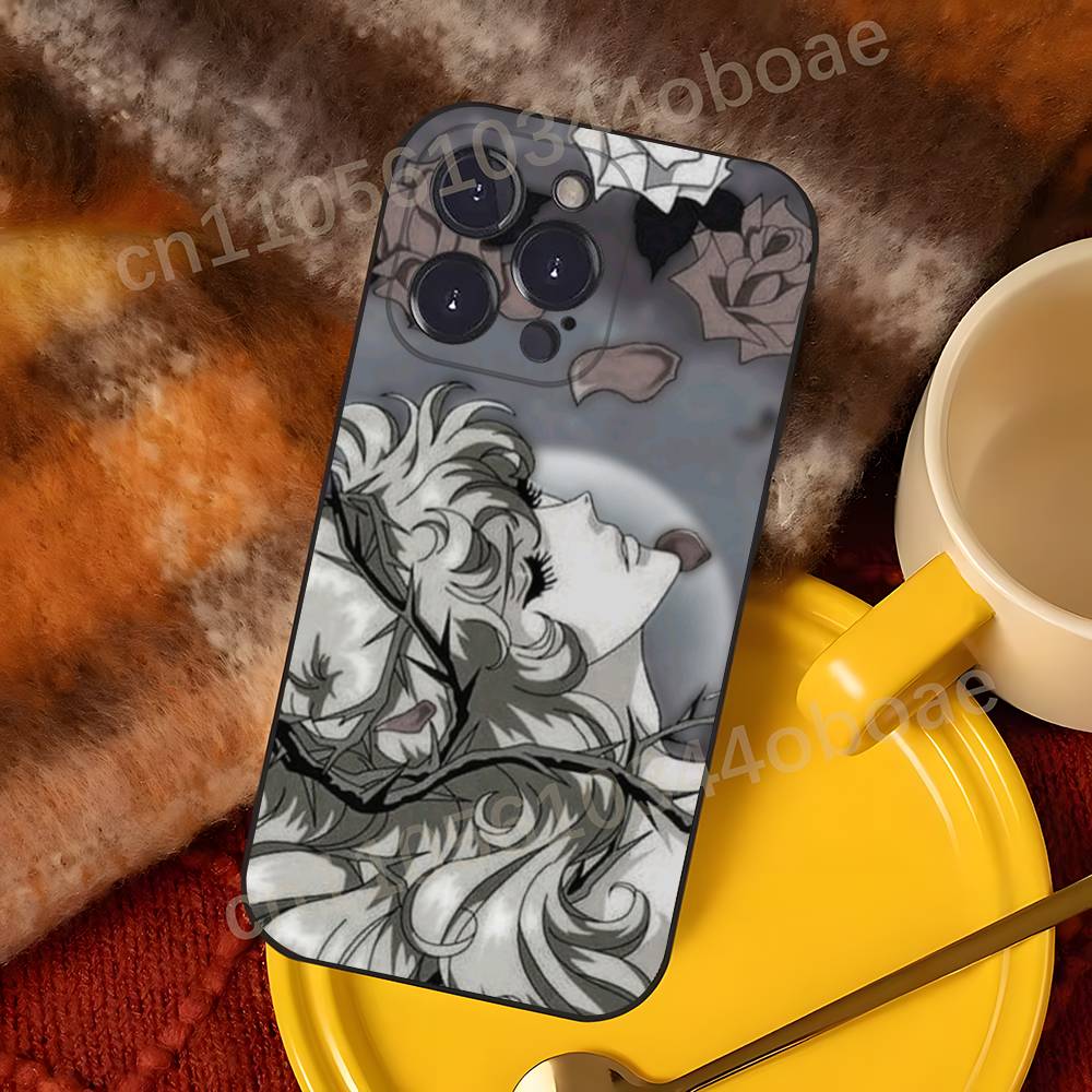 Rose of V-Versailles Lady Oscar Phone Case For iPhone 17,16,15,14,13,12,11,Pro,Max,Plus Shockproof Cover