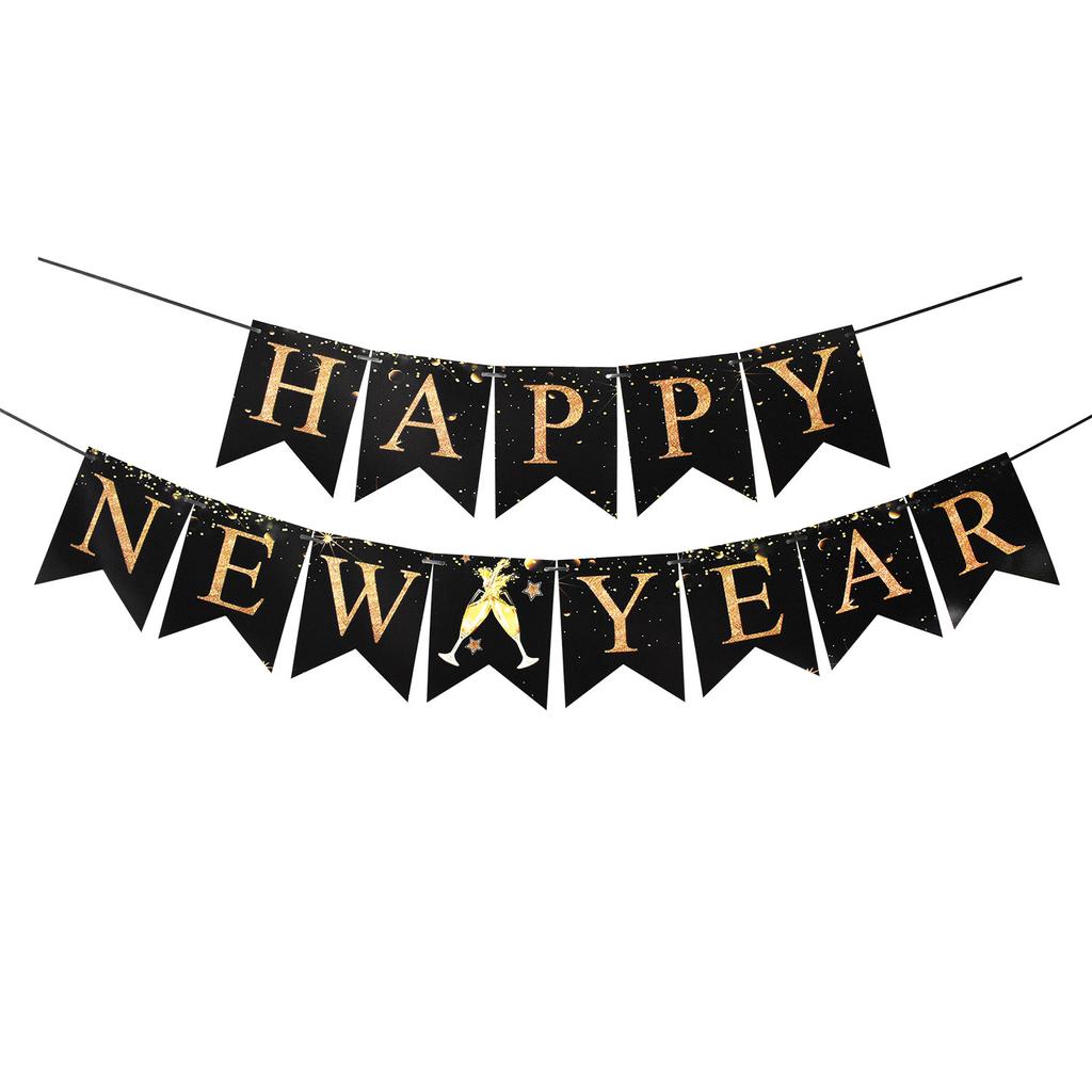2026 New Year'S Balloon Set New Year'S Letter Flag New Year'S Day Party Decoration Letter Balloon