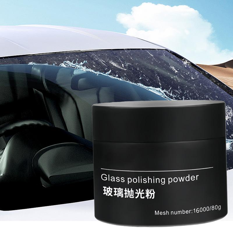 Car Windshield Cleaning Powder Windshield Oil Film Removal Polishing Powder Professional Polishing Technology Auto Care Tool For