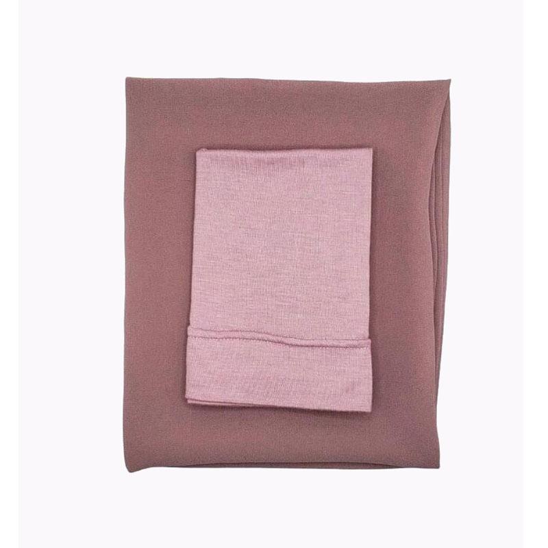 2Pcs Undercap Chiffon Hijab Scarf Set Thin Elastic Tube Head Cover Elegant Soft Cozy Breathable Sunscreen Bandana Combination