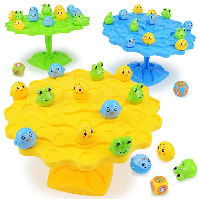 Kinder Tischplatte Tier Balance Baum Stapeln Musik, Puzzle Freizeit Wettbewerb Und Interaktive Spielzeug