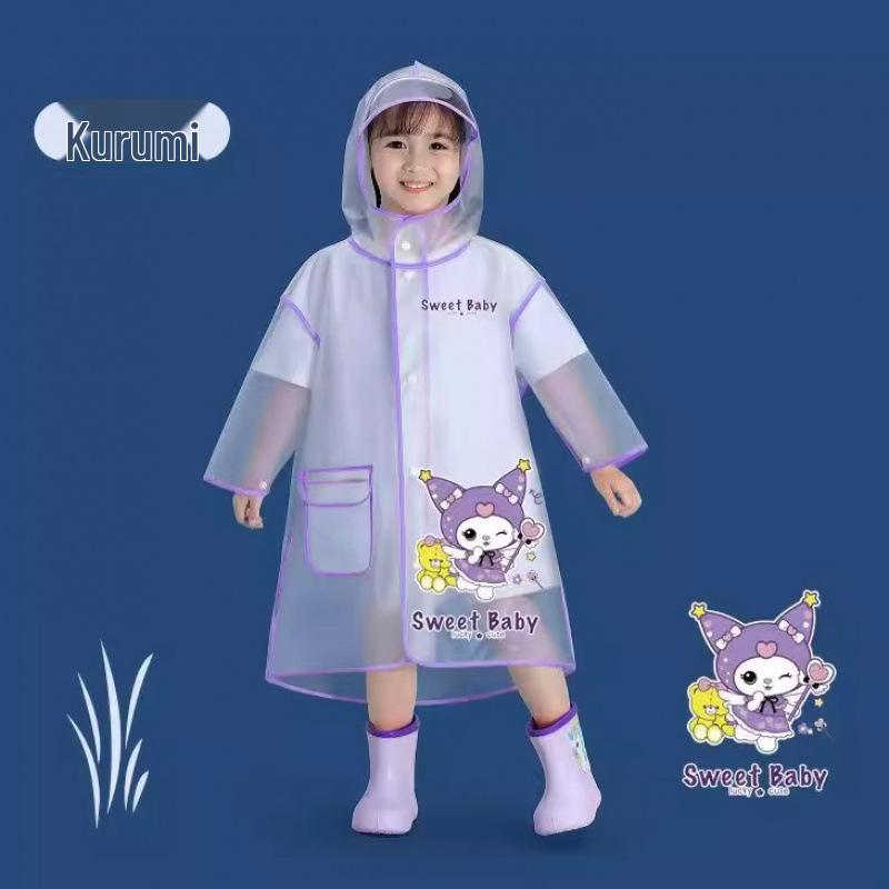 Unisex Kids' 2025 Full Body Raincoat for Kindergarten and School