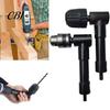 Electric Drill Steering Device 90 Degree Right Angle Attachment, Corner Adapter with 0.8-10mm 3-Jaw Chuck, Compatible Most Bits Automotive Interior