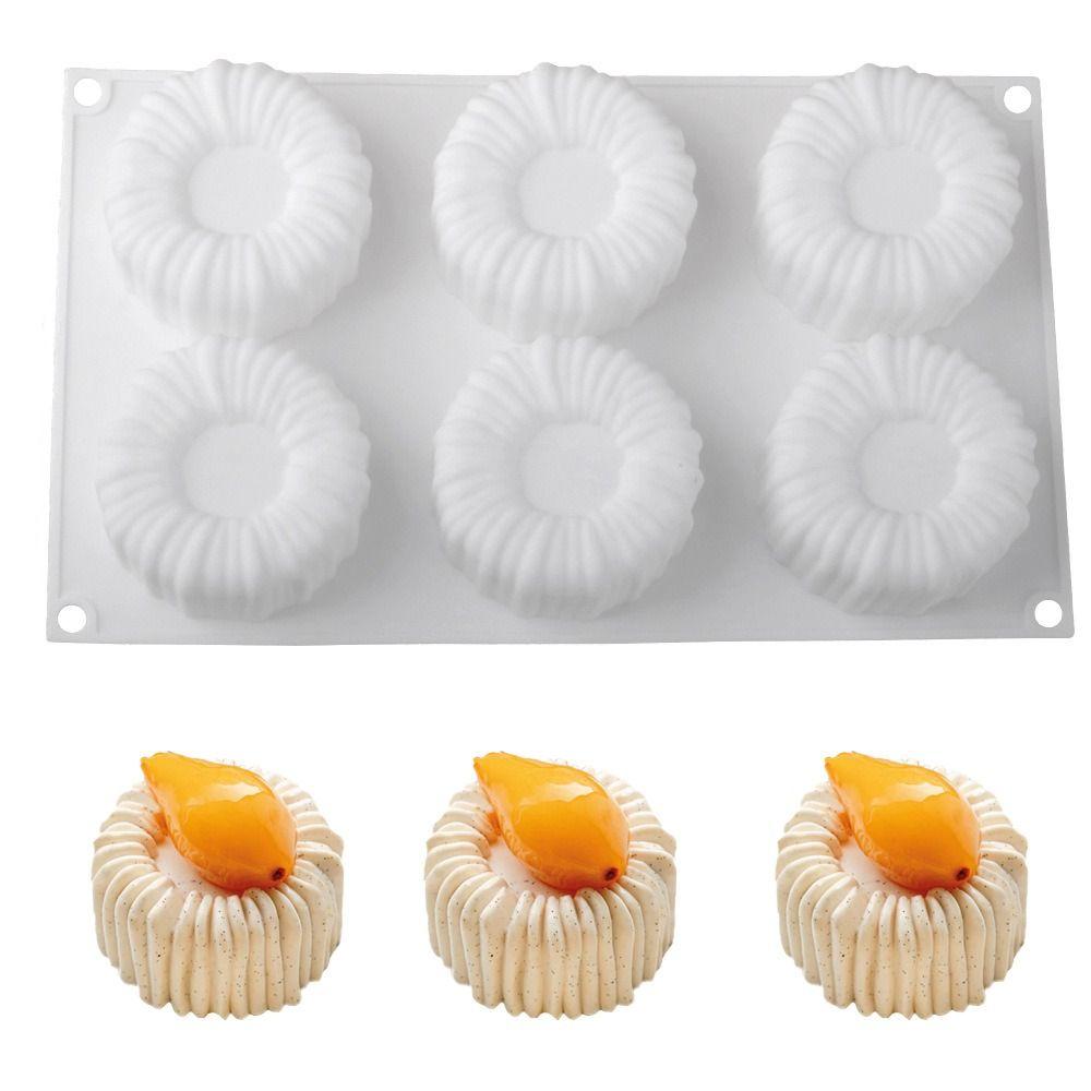 1/6 Cells Baking Cake Molds Food-Grade Silicone Pudding Mould High-quality Chocolate Mold