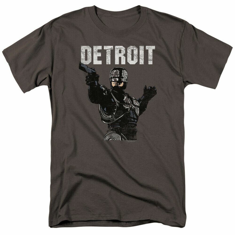 26 Robocop Detroit T Shirt Mens Licensed Police Movie Tee Charcoal Unisex T-Shirt XXL