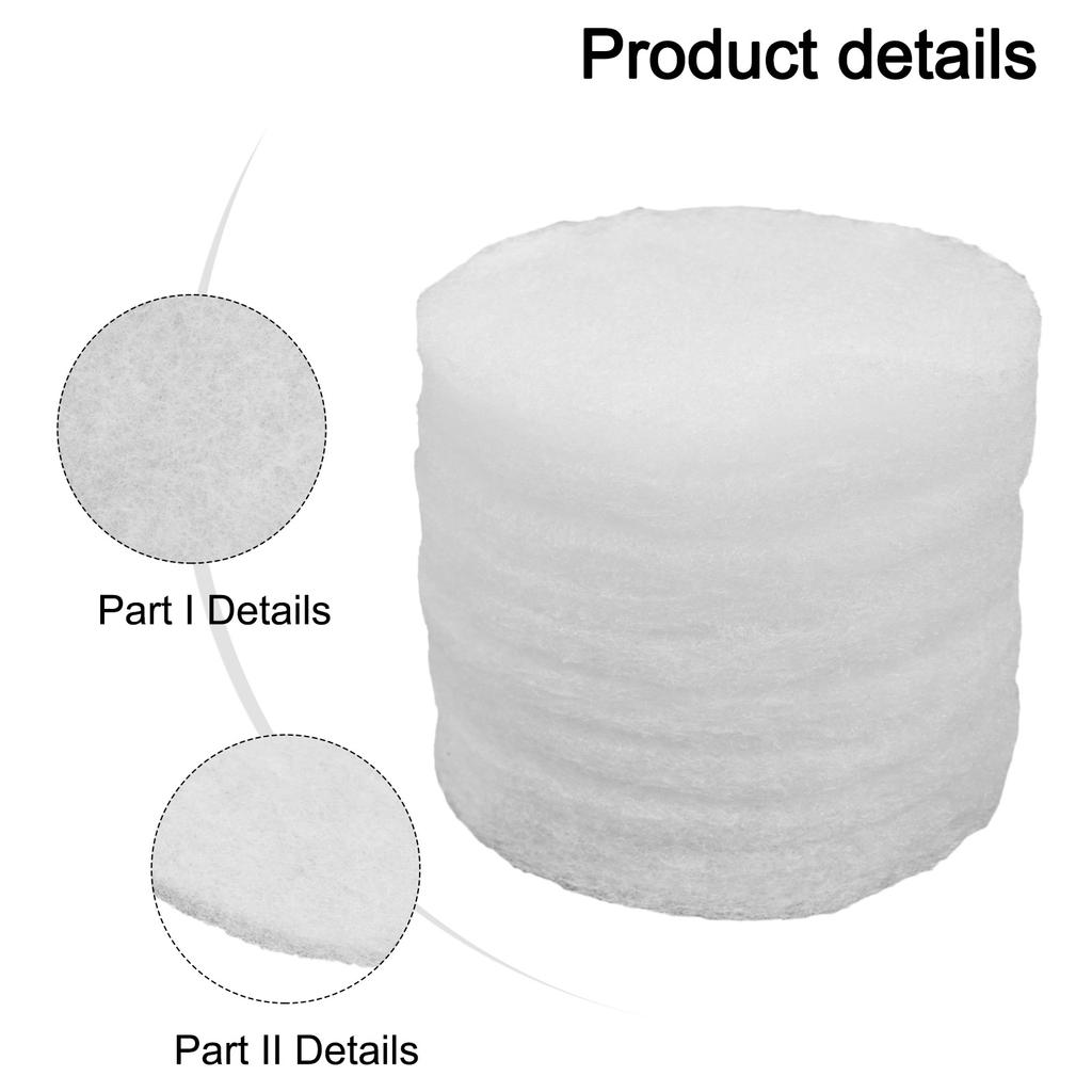 Set of 10 Air filters G3 ISO for Helios ELF DLV 125 110 mm replacement