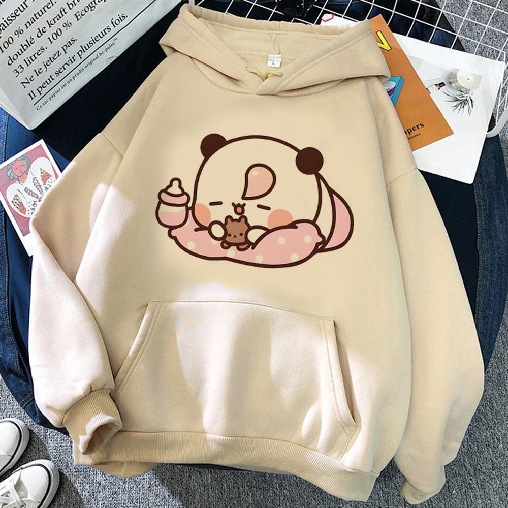 Lustige Cartoon Bubu Dudu Niedlicher Print Grafik Kapuzenpullover Anime Street Fashion Y2k Langarm Fleece Kapuzenpullover Herren Damen Paar Kleidung
