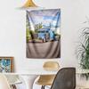 Peterbilt Heavy Trucks Custom Your Name Wall Decor Tapestry Art For Pet Memorial Birthdaywedding Party Backdrop Family Gift