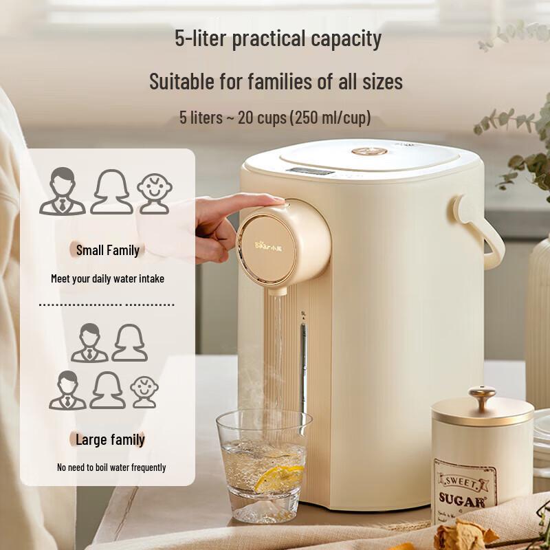Little Bear 5L Multi-Function Electric Kettle with Smart Insulation CN plug (adapter included)
