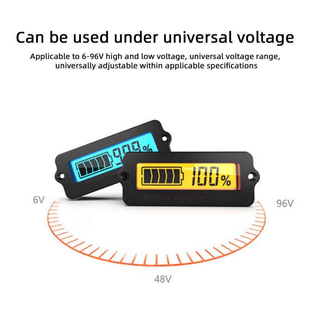 DC8-78V Battery  Electricity Meter Ternary Lithium Battery Lithium Iron Phosphate Lead-Acid Battery Capacity Display Tester