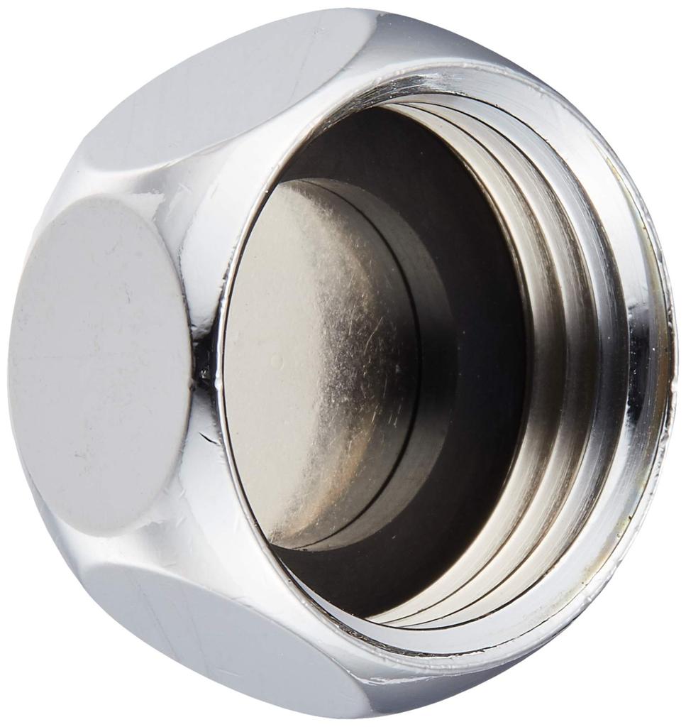 SANEI Cap Nut with for Closing Unnecessary Pipe Gasket, G1/2 Thread, Openings, PB41A-24-13