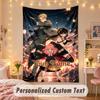 Custom Personalized Tapestry,Spy × Family Print Custom Name Text Wall Art Hanging for Bedroom