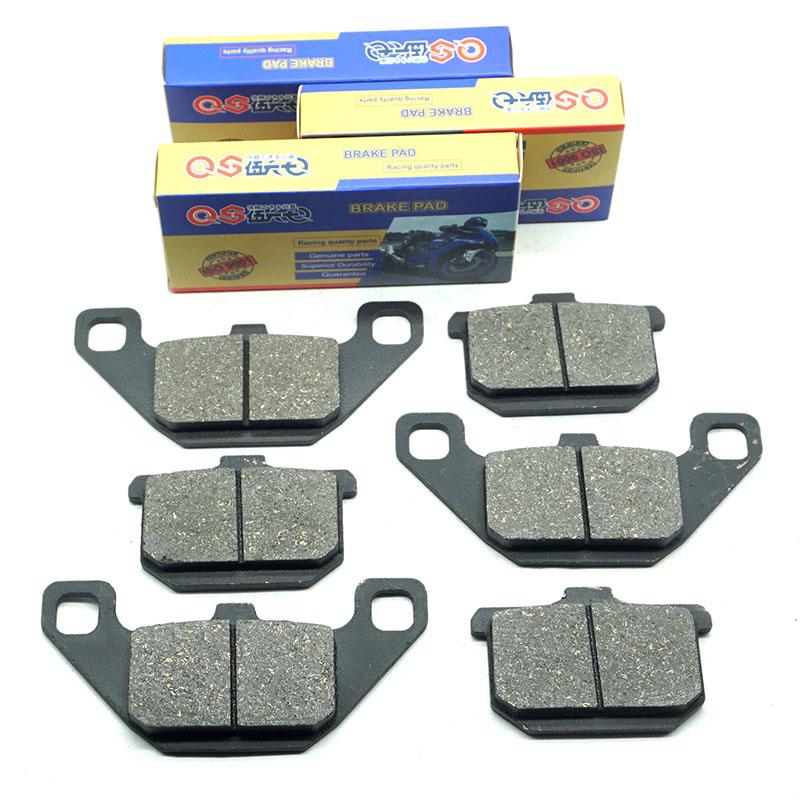 Motorcycle Front Rear Brake Pads for KAWASAKI ZX550 GPZ Series 1984-1986 GPZ600R 1985-1988 ZX600 Ninja 600R 1985-1987 600RX