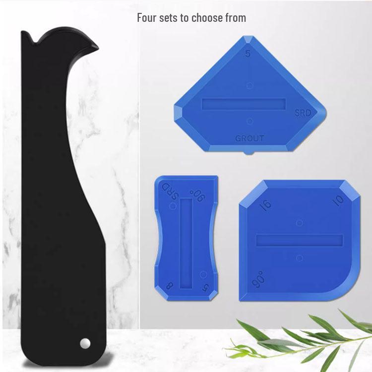 3-in-1 Silicone Caulking Tool: Multifunctional Scraper & Glue Removal Knife