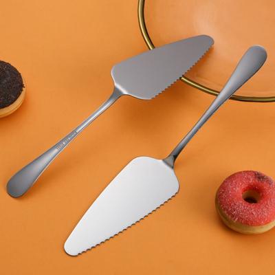 Stainless Steel Serrated Edge Cake Server Blade Cutter Pie Pizza Server Cake Cutter Shovel Kitchen Baking Pastry Spatulas Tools