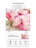 Korean Style Seersucker Cotton 4-Piece Bed Set - Girlish Duvet Cover & Sheet for Dorms (3-Piece)