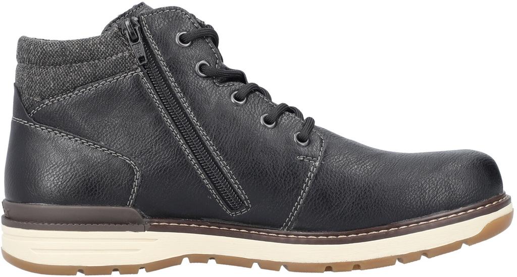 Ботинки Rieker на шнуровке 39450 черный