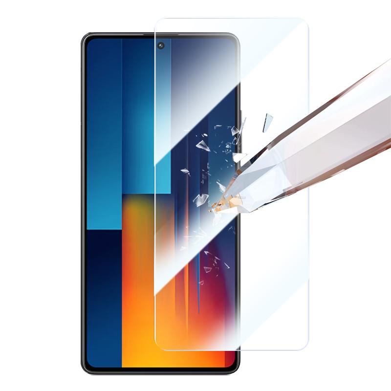 RURIHAI 10Pcs Screen Protector for Xiaomi Poco M6 Pro 4G/Redmi Note 13 Pro 4G Anti-Scratch 9H Hardness Film