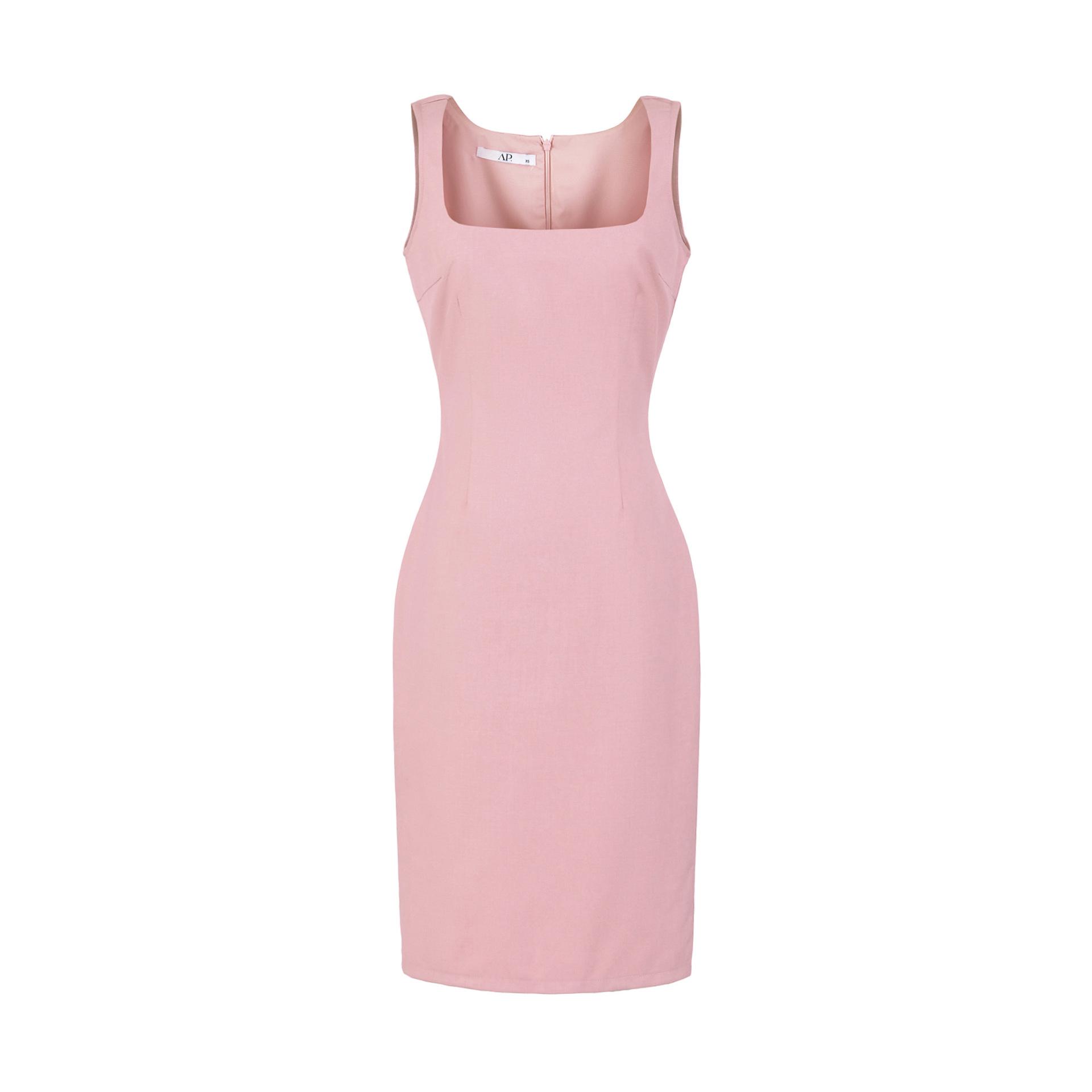 

Spicy Girl Square Neck Slimming Hip-Hugging Skirt Dress - Premium Spring/Summer Women s Outfit Large