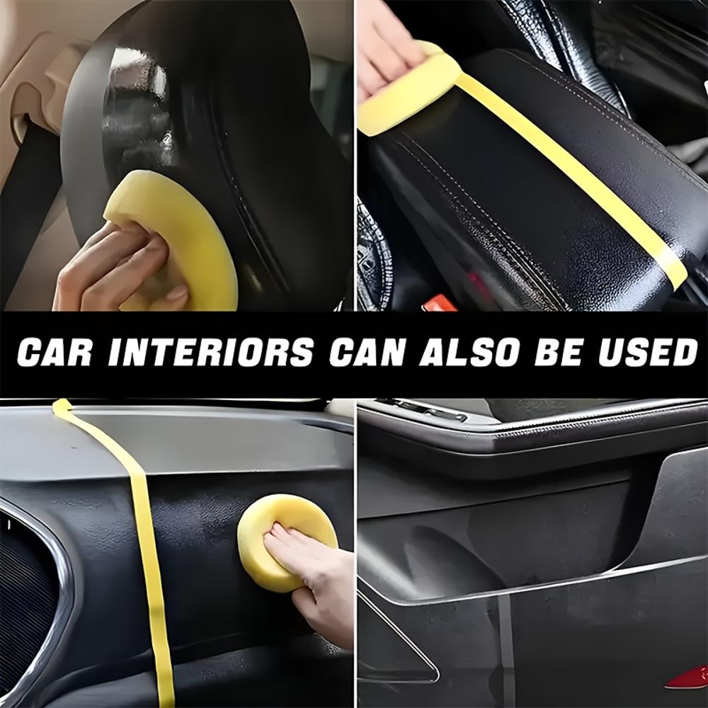 [Car Refurbishment Cream] Scratch Repair & Tire Polishing Cream | Car Interior Care Refurbishment Wax for Plastic, Leather Seats