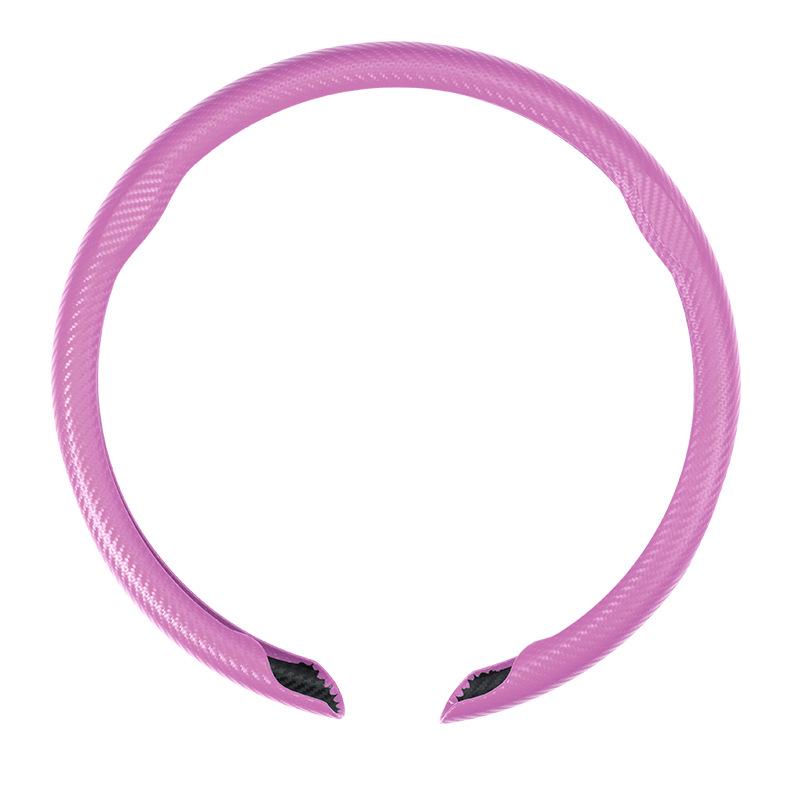 Universal Non-slip Carbon Fiber Steering Wheel Cover, Ultra-thin and Comfortable for All Seasons