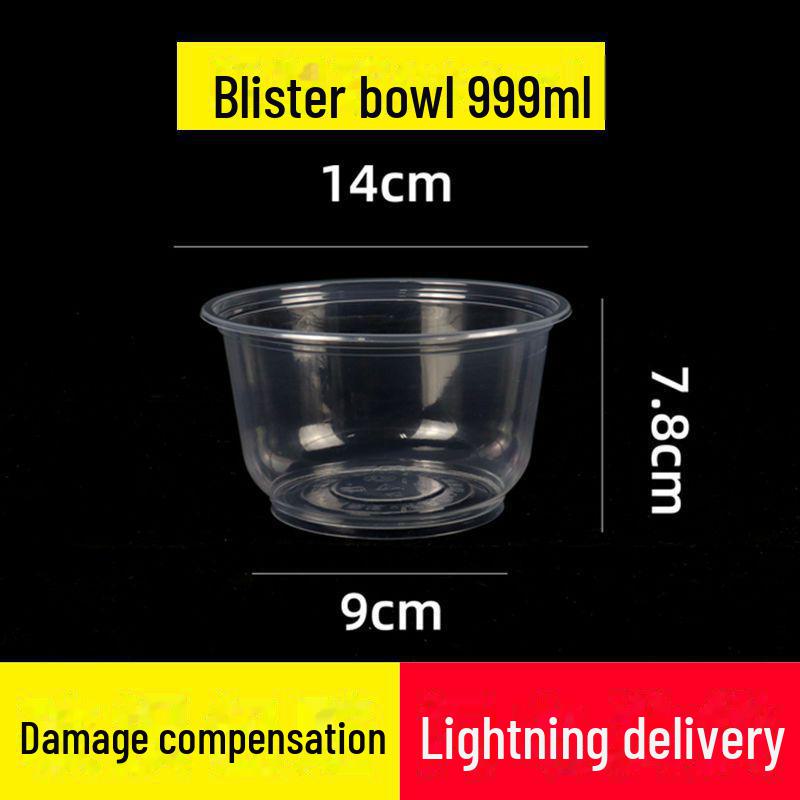 

Екологічно чисті потовщені одноразові круглі пластикові миски, прозорий поліпропілен, ідеально підходять для фаст-фуду та їжі на винос, миски для льоду, ціла коробка, безкоштовна доставка. 50 pieces