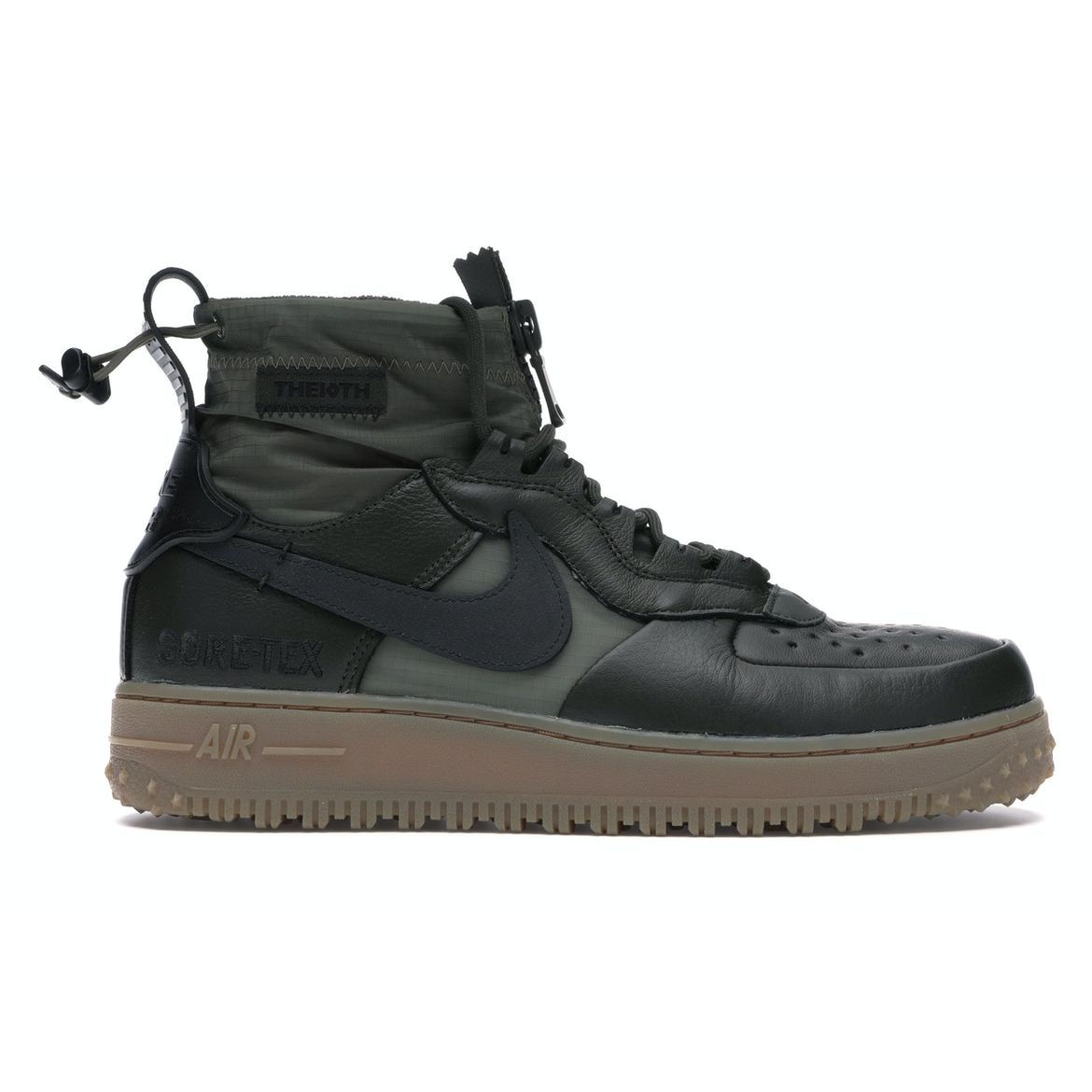 

Кроссовки унисекс Nike Gore-Tex x Air Force 1 High Olive зеленые CQ7211-300