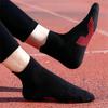 5 Pairs Sports Socks Men Running White 100% Cotton Male Mid Tube Socks Spring Summer Sweat Absorbing Calcetines