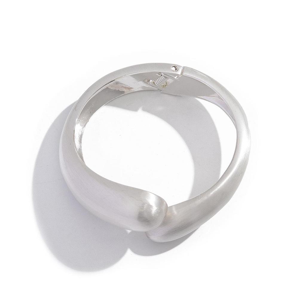 European-American Style Irregular Water Drop Metal Bracelet Set