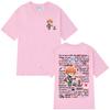 Ed Sheeran European Tour 2025 Graffiti Pattern Print T Shirt Men Women Cotton Casual Short Sleeve T-shirt Fashion Loose T-shirts