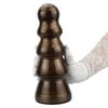 Extra Long Anal Beads with Suction Cup, Large Butt Plug Trainer for Beginner To Advanced, Silicone Anal Sex Toy for Men Women