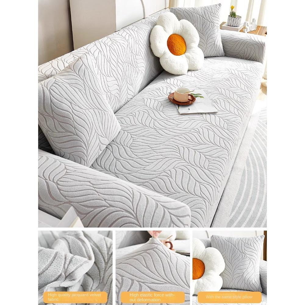Couch Cover Latest Jacquard Design High Stretch Sofa Covers for Cushion Couch, Pet Dog Cat Proof Slipcover Non Slip Magic Elastic Furniture Protector