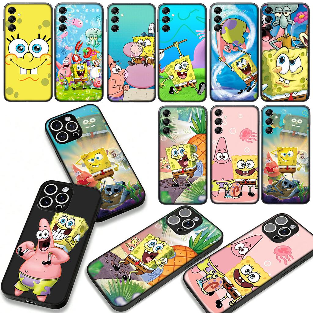 Sponges Cartoon Bobs Squares Cute P-Pants Case for Motorola Moto G54 G05 G24 G55 G85 G15 G57 G86 Power Edge 50 30 Fusion neo Pro