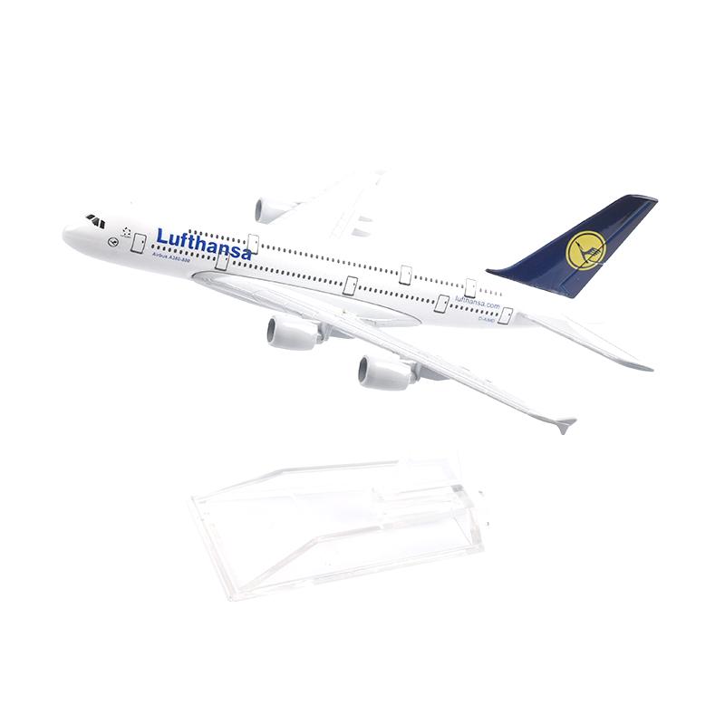 Jason Tutu Original Model A380 Airbus Boeing 747 Airplane Model Aircraft Diecast Model Metal 1:400 Airplane Toy Gift Collection